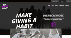 Desktop Screenshot of givingproject.com
