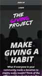 Mobile Screenshot of givingproject.com